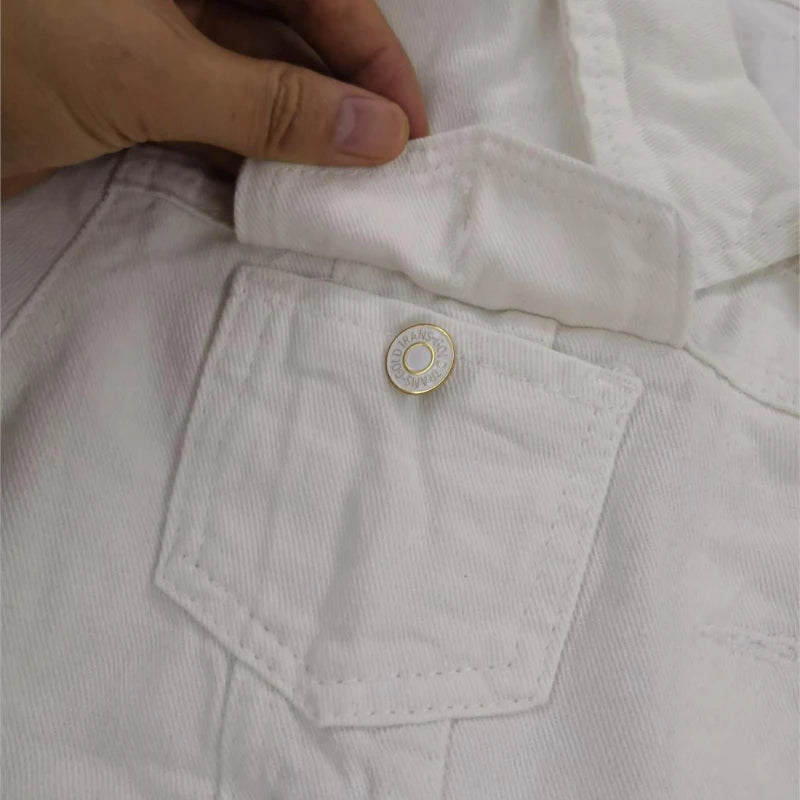 Chaqueta Jeans Jacket Women Feminina