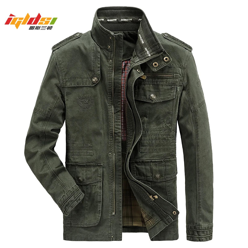 Chaqueta Hombre enfoque militar