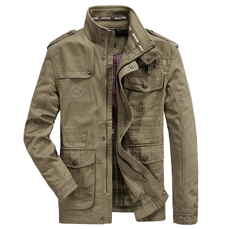 Chaqueta Hombre enfoque militar
