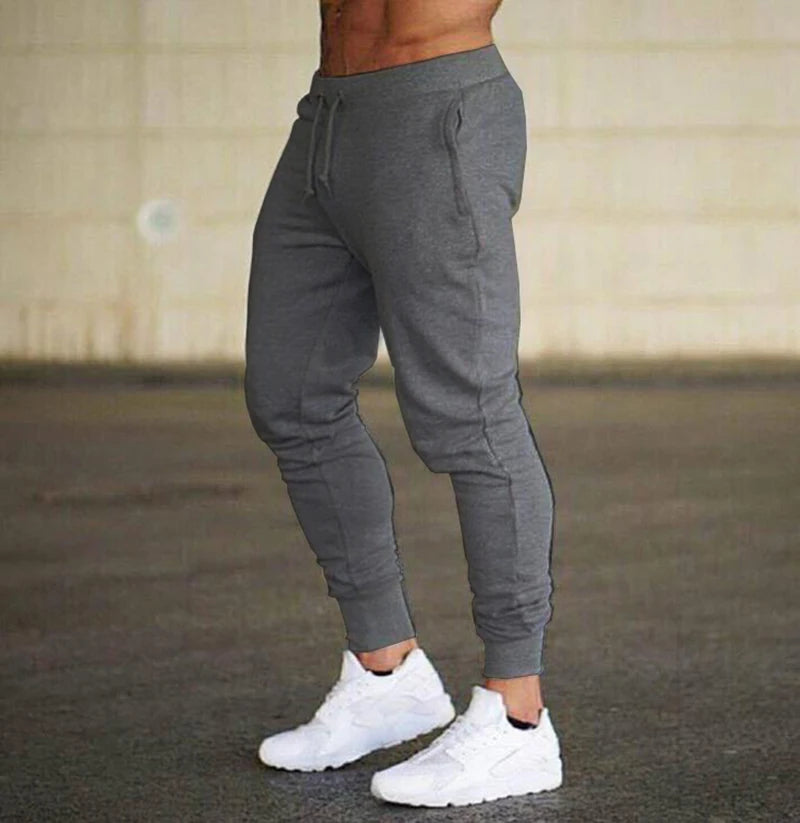 Pantalones Casuales para Hombre, Transpirables, para Primavera/Otoño, con Cintura Elástica y Cordón Ajustable, Estilo Jogger Clásico