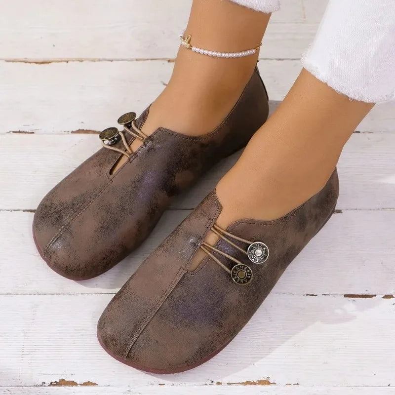 Zapatos planos de marca de moda para mujer con estilo casual, ideales para el día a día