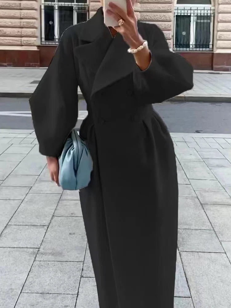 Winter Coat For Women – Abrigo Vintage Doble Cruzado