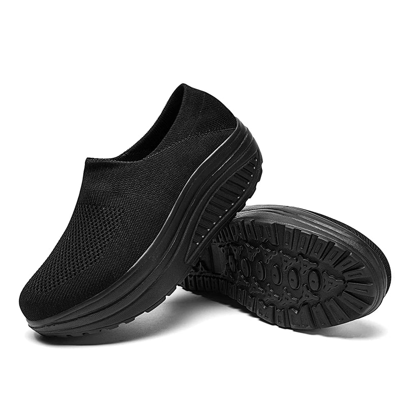 Zapatos de Mujer 2025 – Sneakers Modernas con Plataforma