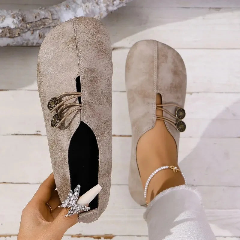 Zapatos planos de marca de moda para mujer con estilo casual, ideales para el día a día