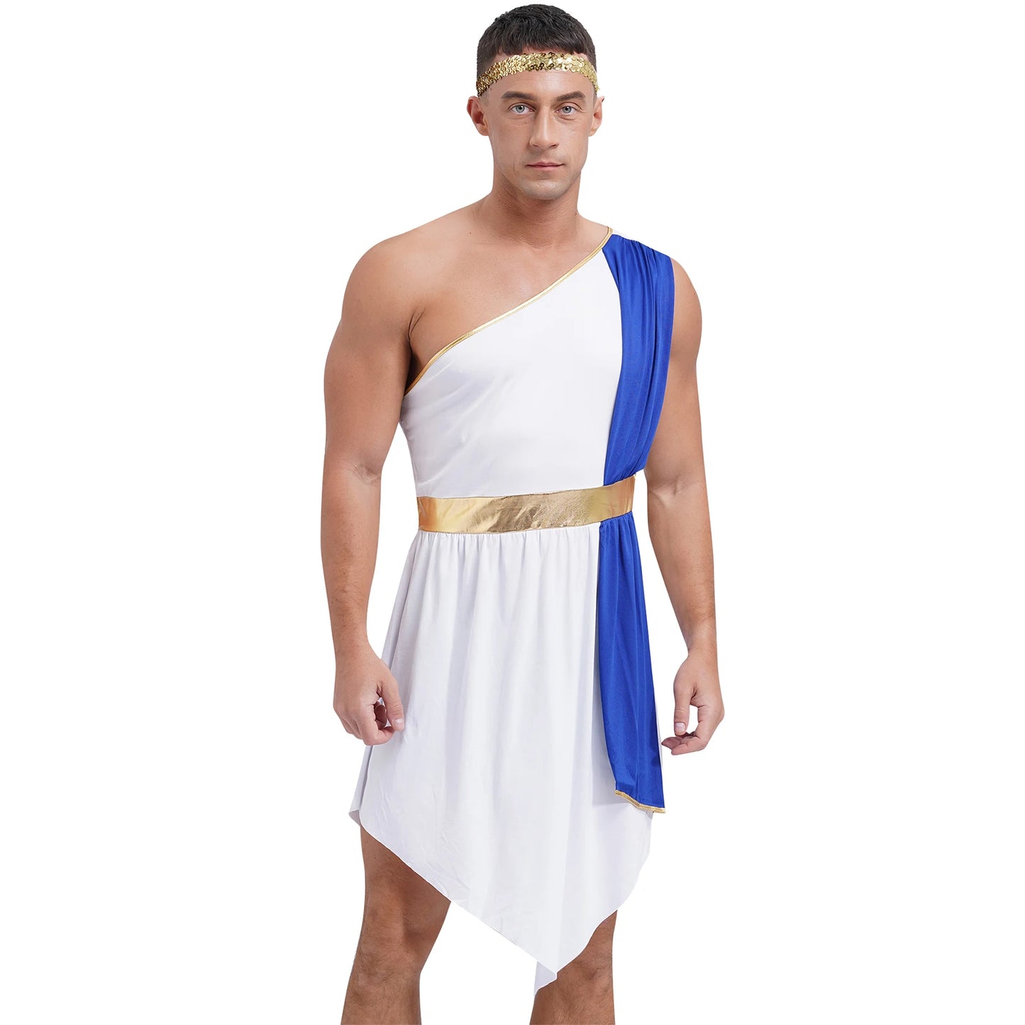 Disfraz masculino estilo romano y griego antiguo