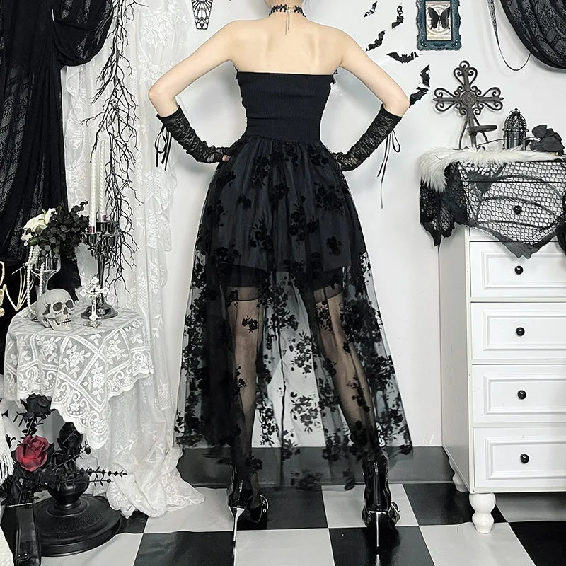 Disfraz de Halloween para Mujer – Estilo Gótico “Día de los Muertos