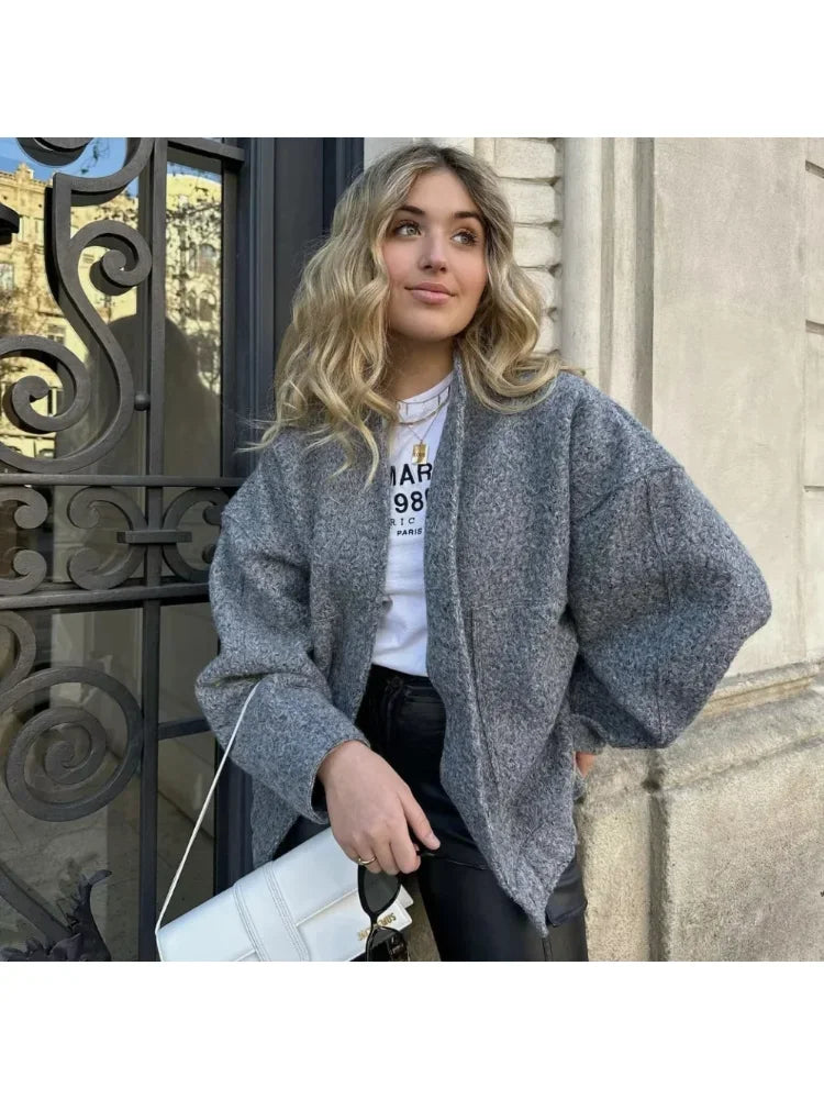 Chaqueta Casual de Mujer – Moda, Calidez y Estilo Diario