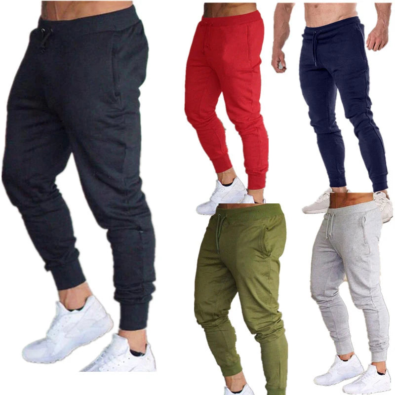 Pantalones Casuales para Hombre, Transpirables, para Primavera/Otoño, con Cintura Elástica y Cordón Ajustable, Estilo Jogger Clásico