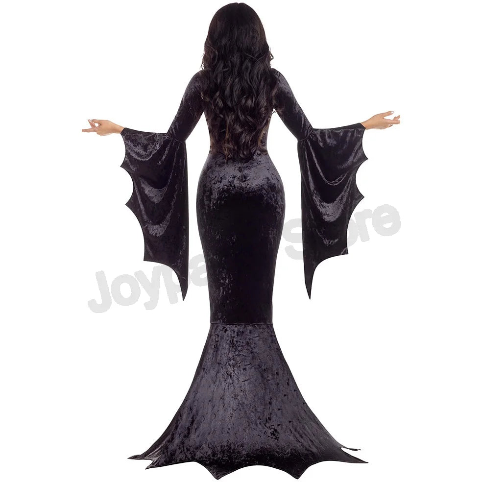 Women Halloween Bat Costume – Gothic Vampire Dress