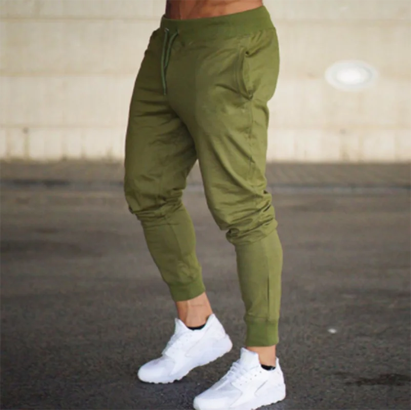 Pantalones Casuales para Hombre, Transpirables, para Primavera/Otoño, con Cintura Elástica y Cordón Ajustable, Estilo Jogger Clásico