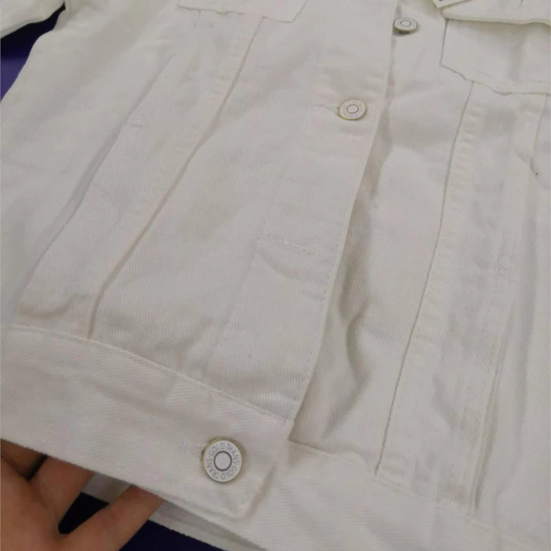 Chaqueta Jeans Jacket  Women Feminina