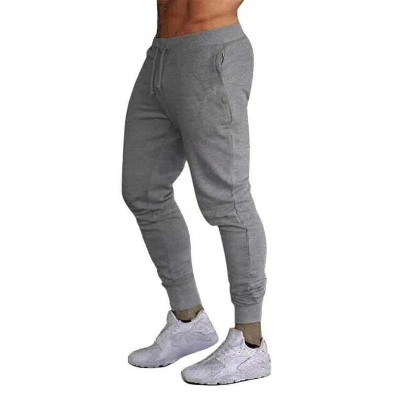 Pantalones Casuales para Hombre, Transpirables, para Primavera/Otoño, con Cintura Elástica y Cordón Ajustable, Estilo Jogger Clásico