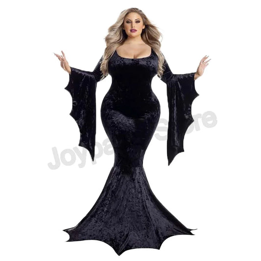 Women Halloween Bat Costume – Gothic Vampire Dress