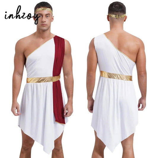 Disfraz masculino estilo romano y griego antiguo