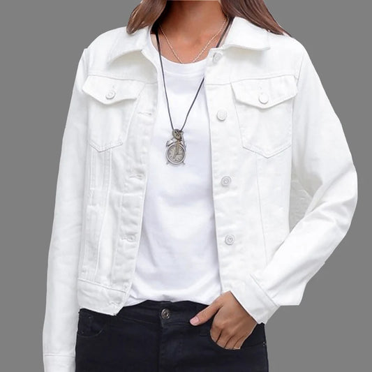 Chaqueta Jeans Jacket  Women Feminina