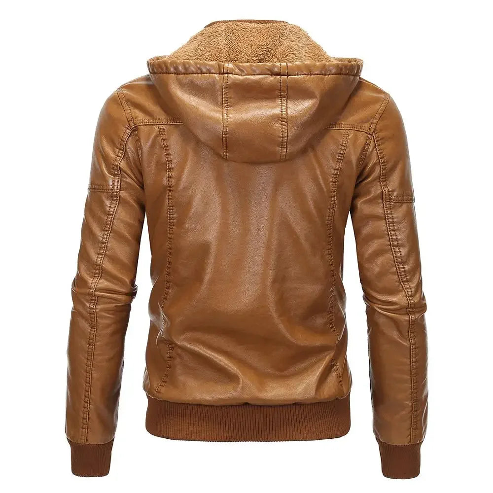 Chaqueta de Cuero PU para Hombre – Elegancia y Estilo Deportivo