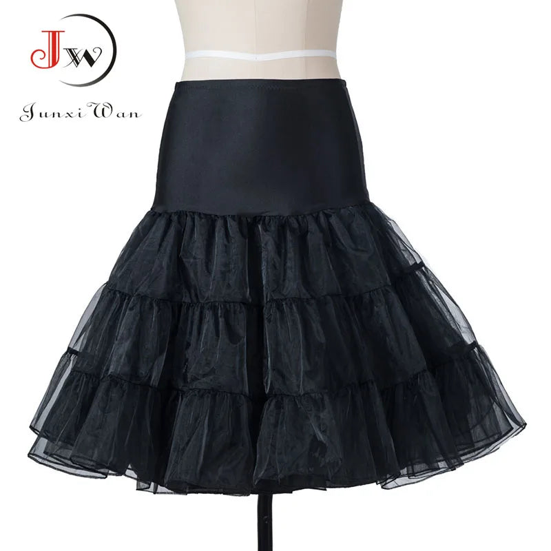 Vestidos de Navidad Mujer 50S 60S Vintage Swing Elegante Vestido de fiesta Manga larga Estampado casual Negro