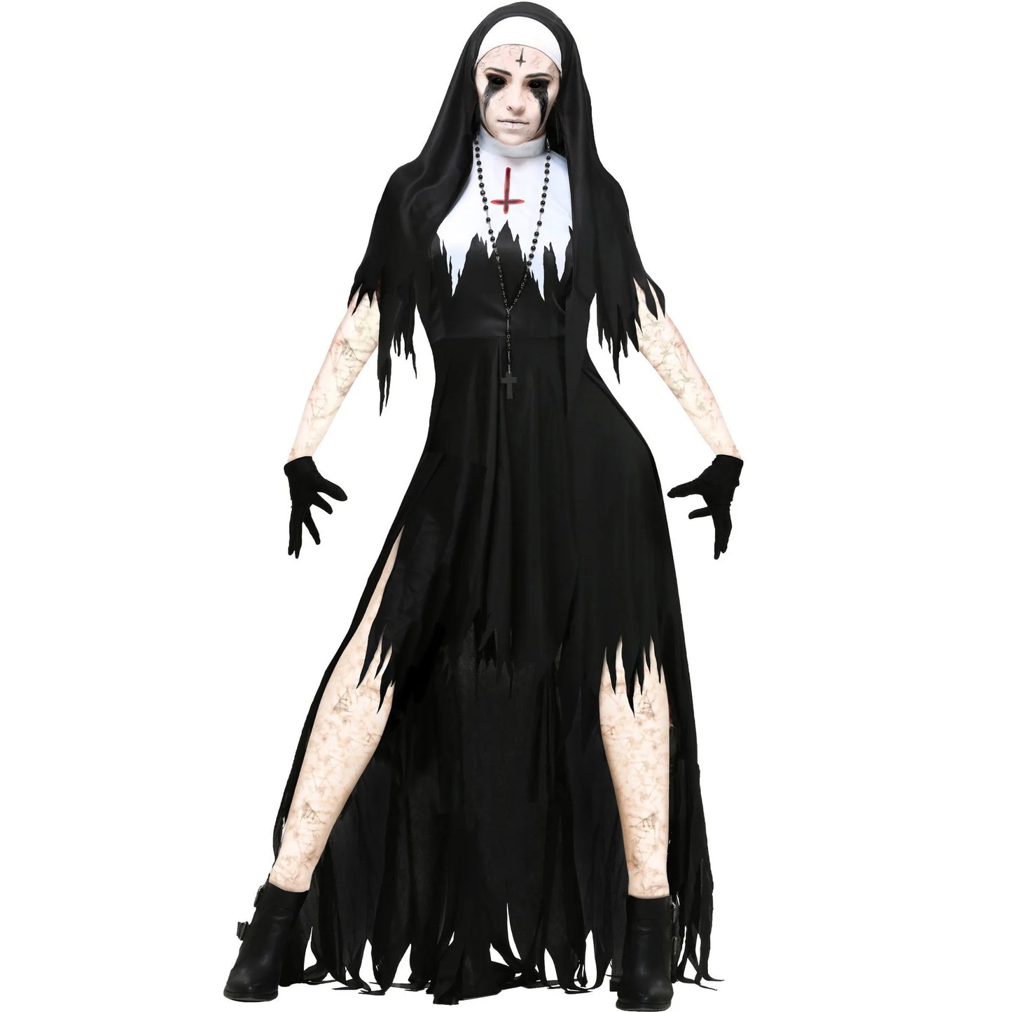 Adult Women Halloween Costume – Disfraz Gótico de Bruja o Vampira