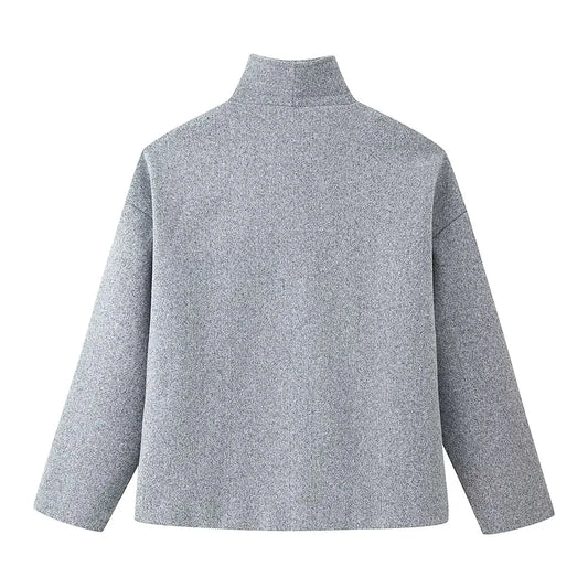 Chaqueta Mujer cuello alto