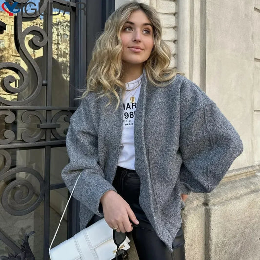 Chaqueta Casual de Mujer – Moda, Calidez y Estilo Diario