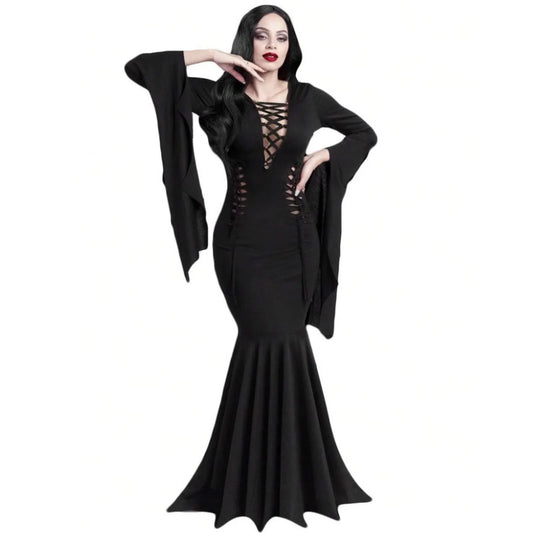 Gothic Vintage Dress – Vestido Largo de Halloween