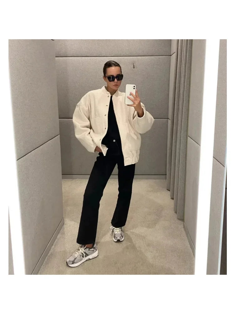 Chaqueta Casual de Mujer – Moda, Calidez y Estilo Diario