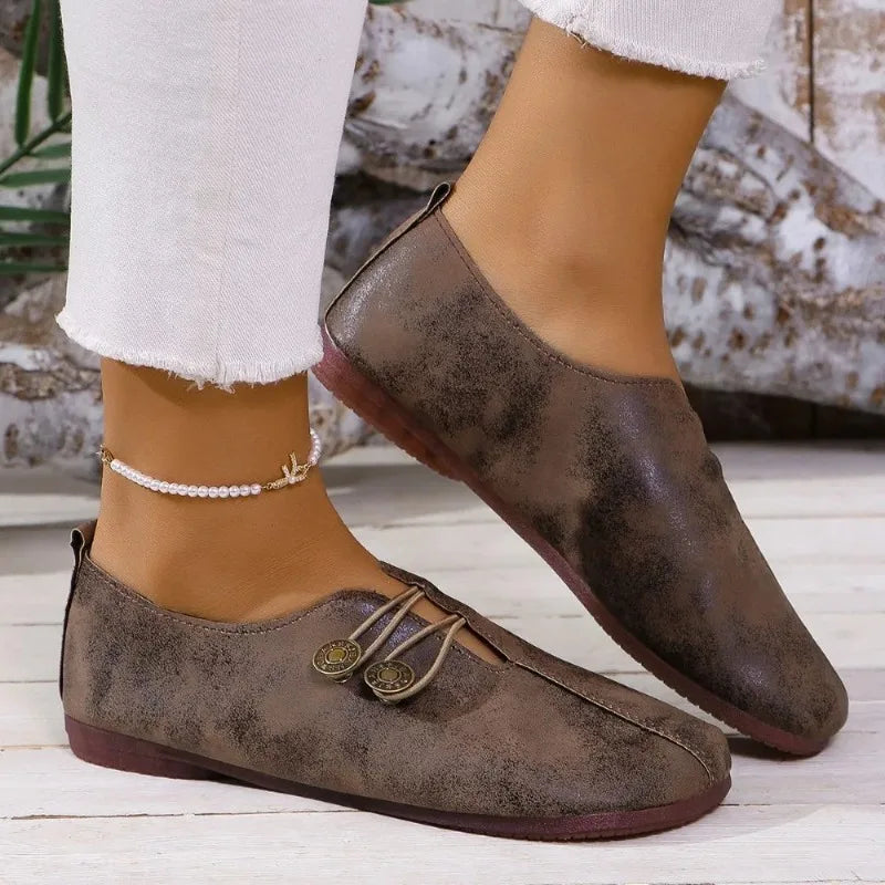 Zapatos planos de marca de moda para mujer con estilo casual, ideales para el día a día