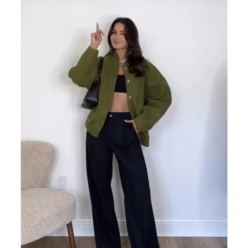 Chaqueta Casual de Mujer – Moda, Calidez y Estilo Diario