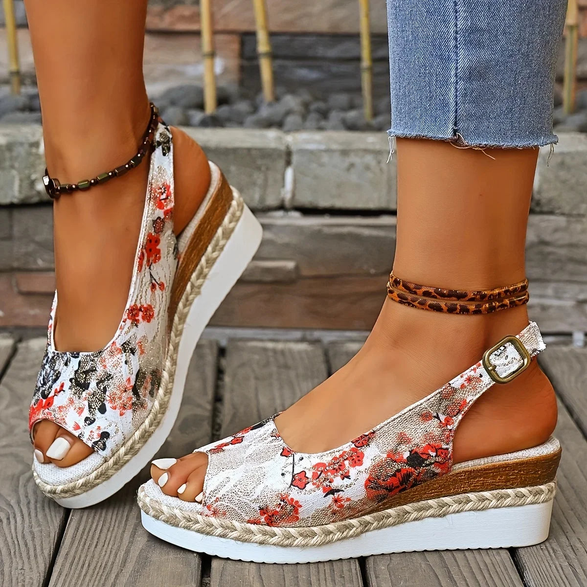 Zapatos Mujer Hot Sale Fashion Comfortable Floral