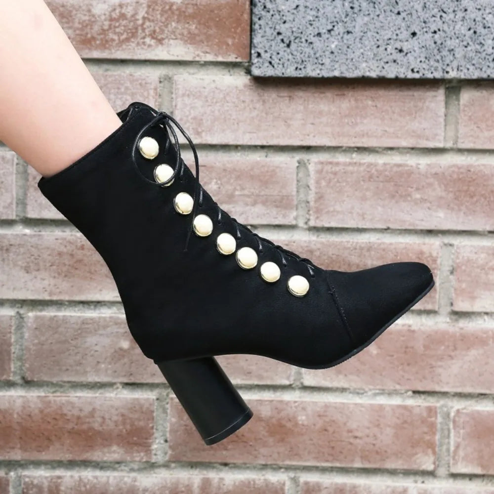 Botas De Mujer  Botines Chelsea Zapatos Mujer Zapato De Tacón