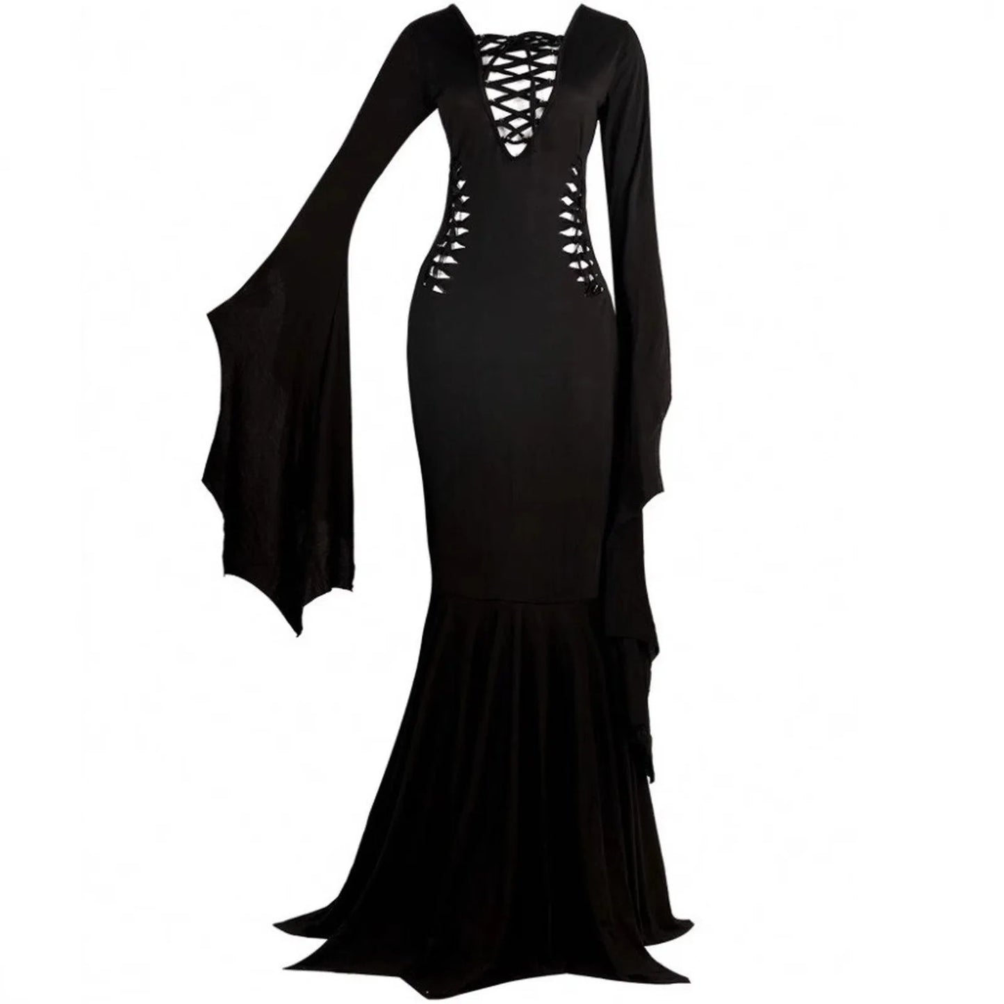 Gothic Vintage Dress – Vestido Largo de Halloween