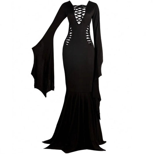 Gothic Vintage Dress – Vestido Largo de Halloween