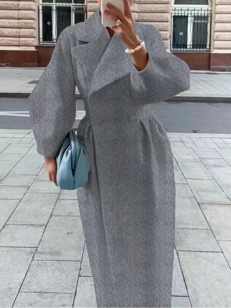 Winter Coat For Women – Abrigo Vintage Doble Cruzado