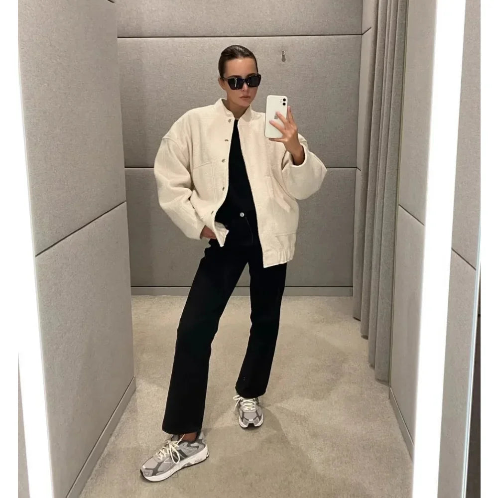 Chaqueta Casual de Mujer – Moda, Calidez y Estilo Diario