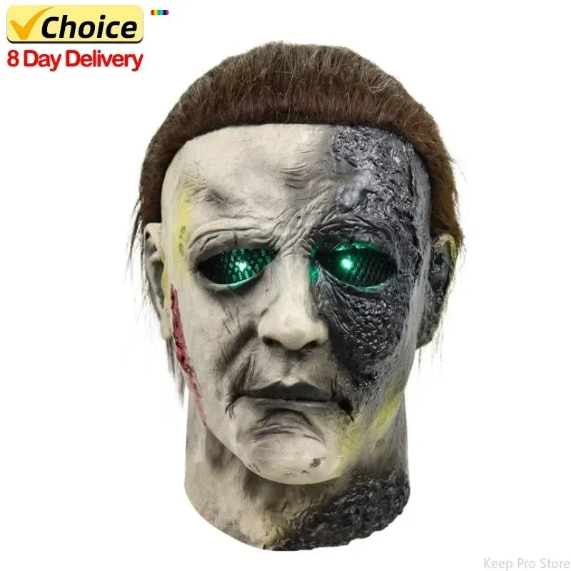 Máscara LED de Halloween – Diversión, Terror y Estilo en una sola pieza 👻