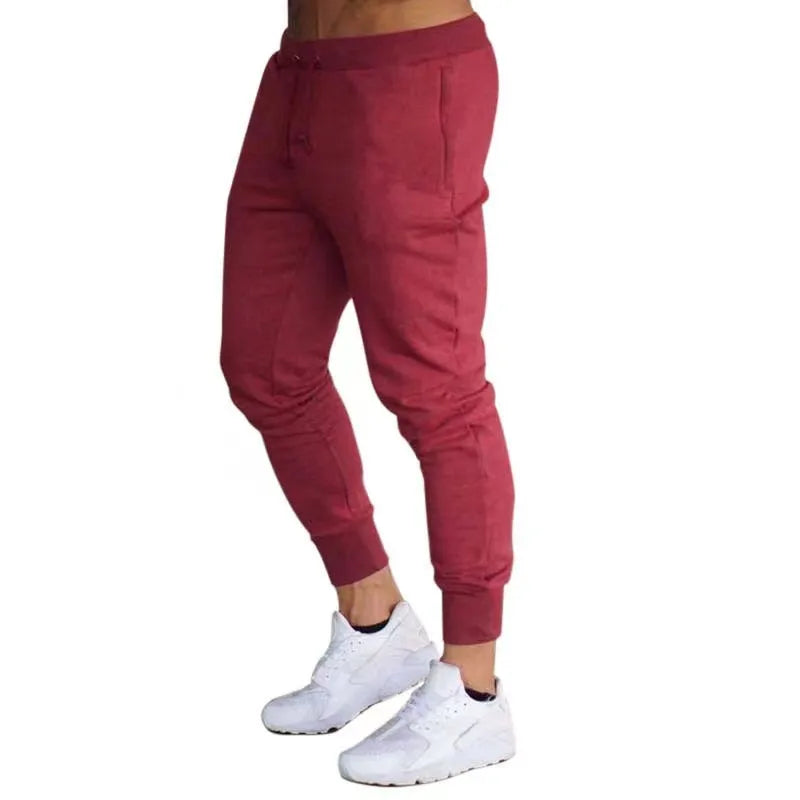 Pantalones Casuales para Hombre, Transpirables, para Primavera/Otoño, con Cintura Elástica y Cordón Ajustable, Estilo Jogger Clásico