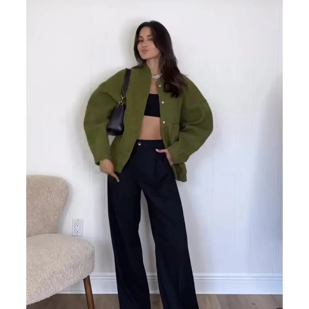 Chaqueta Casual de Mujer – Moda, Calidez y Estilo Diario